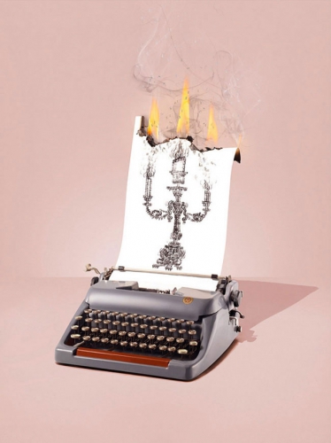 machine à écrire, des  textes, nouvelles